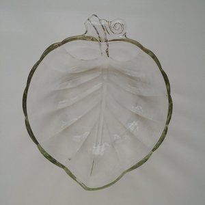 Small Vintage Clear Glass Bowl 8 "